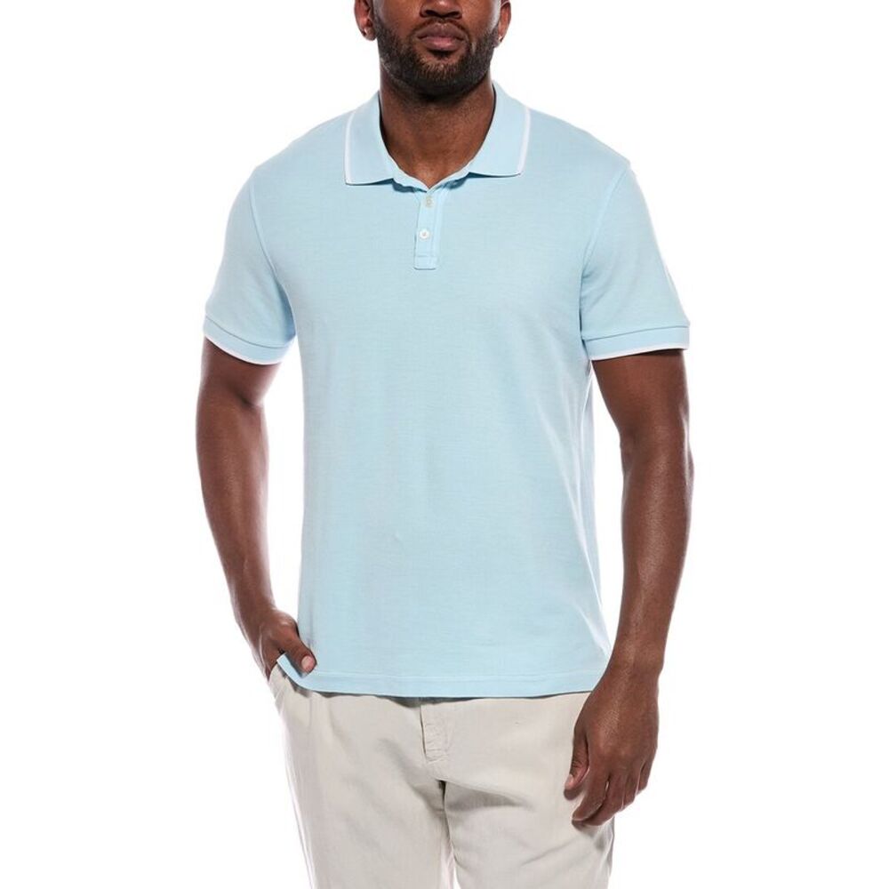 Atm Anthony Thomas Melillo Mens  Polo Shirt, Blue